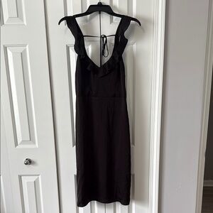 Modcloth Black Sheath Spaghetti Strap Dress Size 4